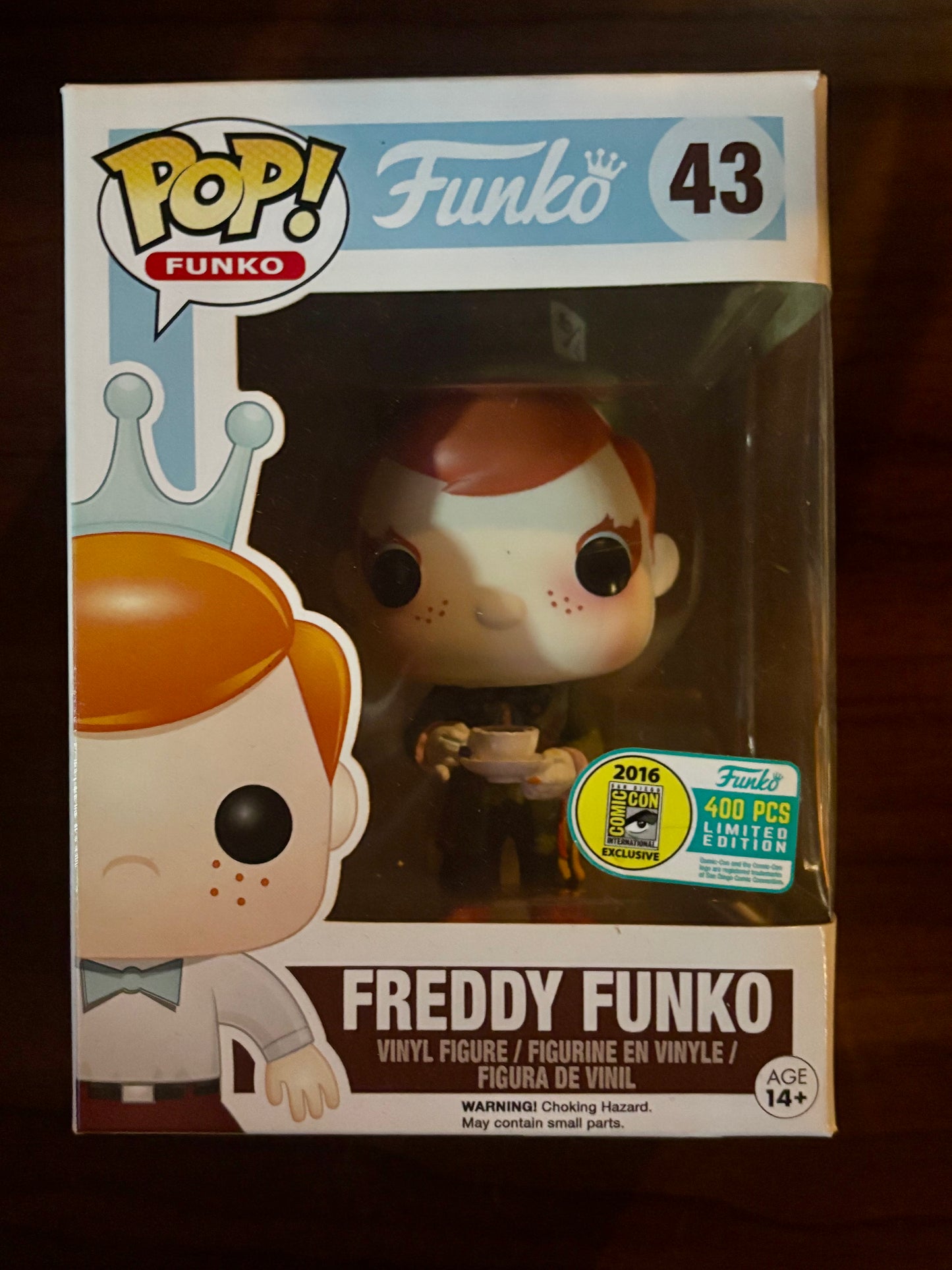 Freddy Funko as Mad Hatter Funko Pop #43 vinyl figure front view
