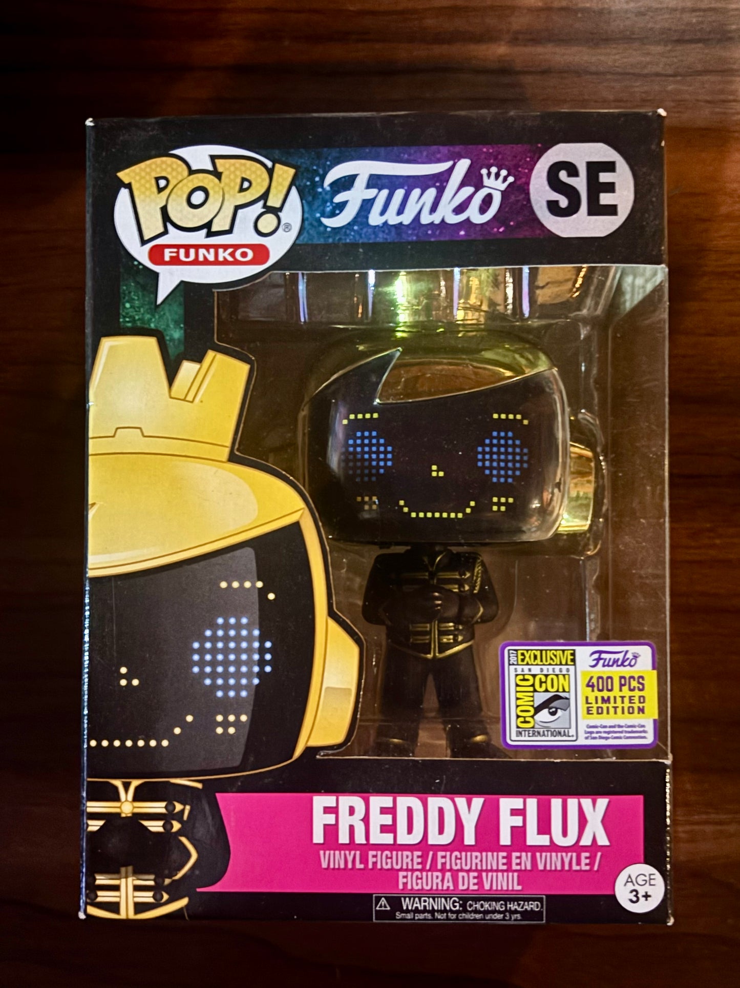 Freddy Flux Funko Pop vinyl figure front view