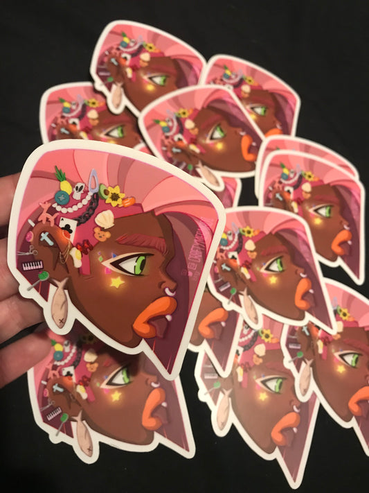 Accessories Are So In Babe sticker alternate view