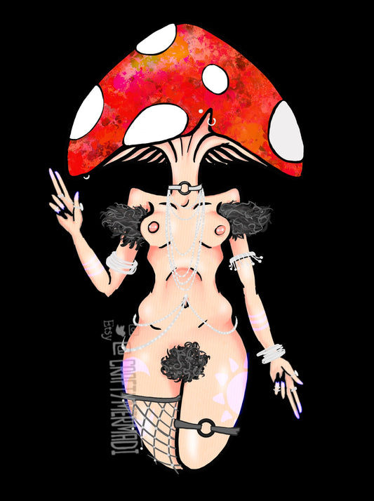 Mushroom Babe - Fly Agaric NSFW