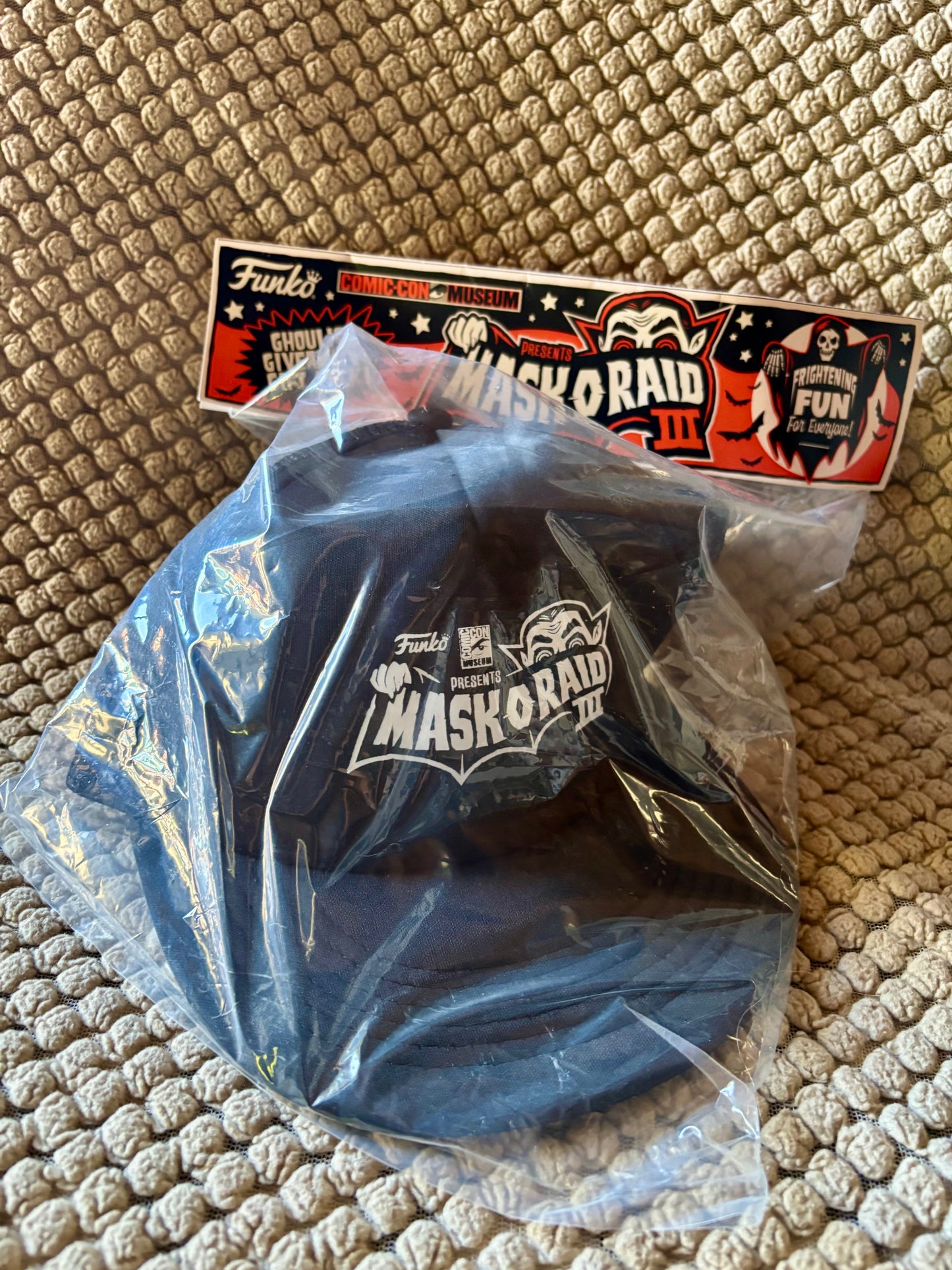Funko Mask-O-Raid Black Snapback Trucker Hat