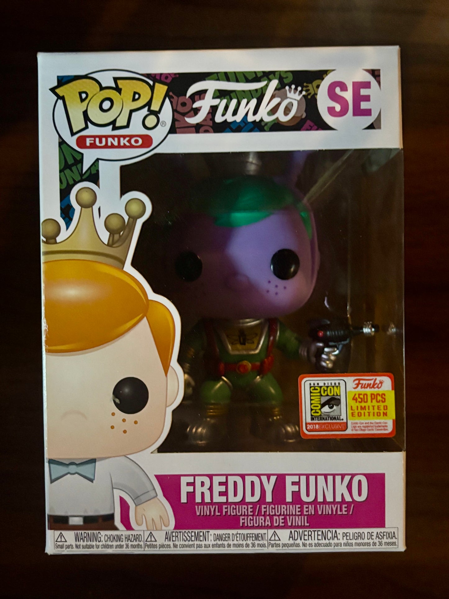 Freddy Funko (Martian) vinyl figure front view