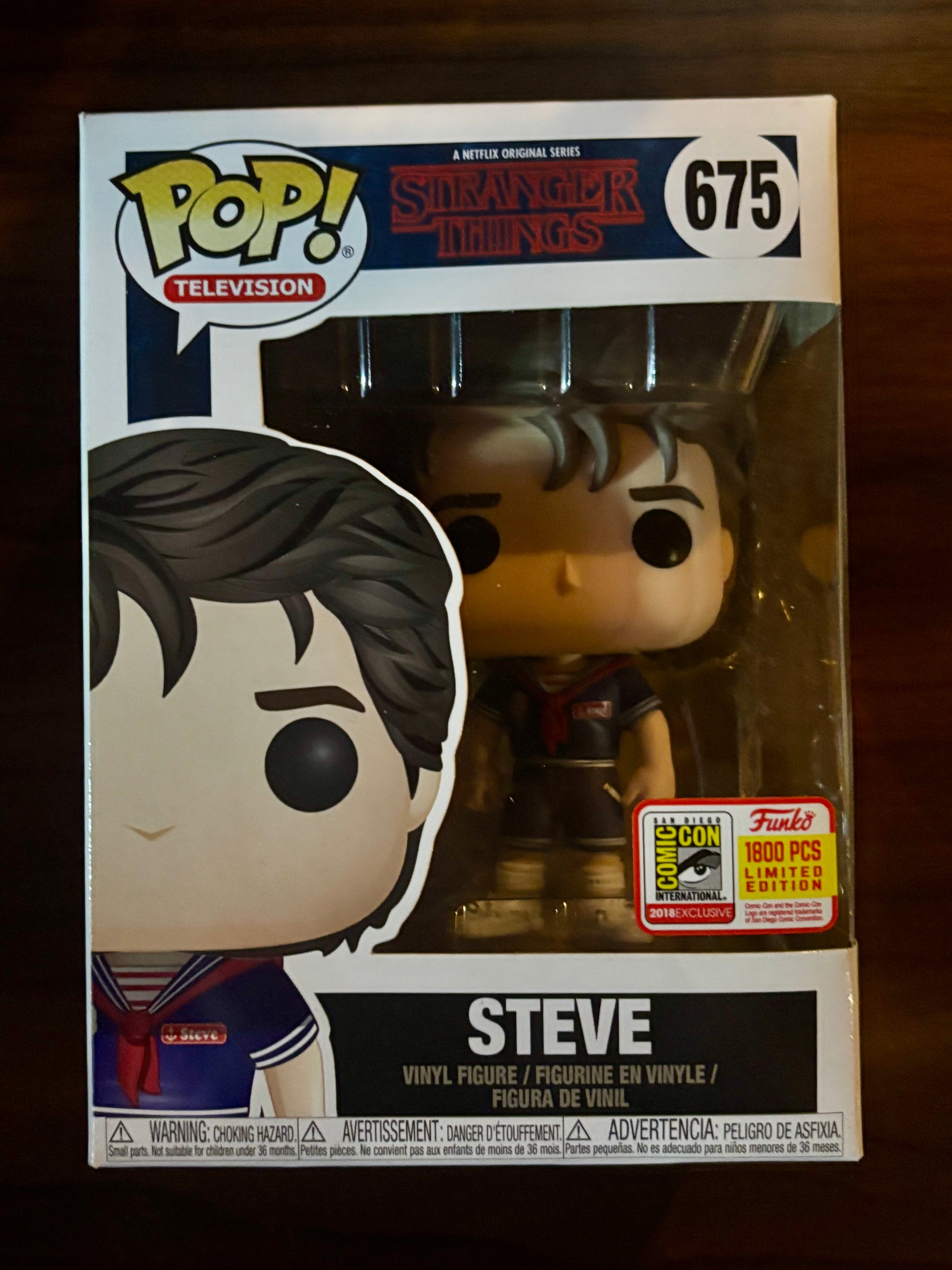 Steve Harrington (w/ Ice Cream) Stranger Things Funko Pop vinyl figure front view