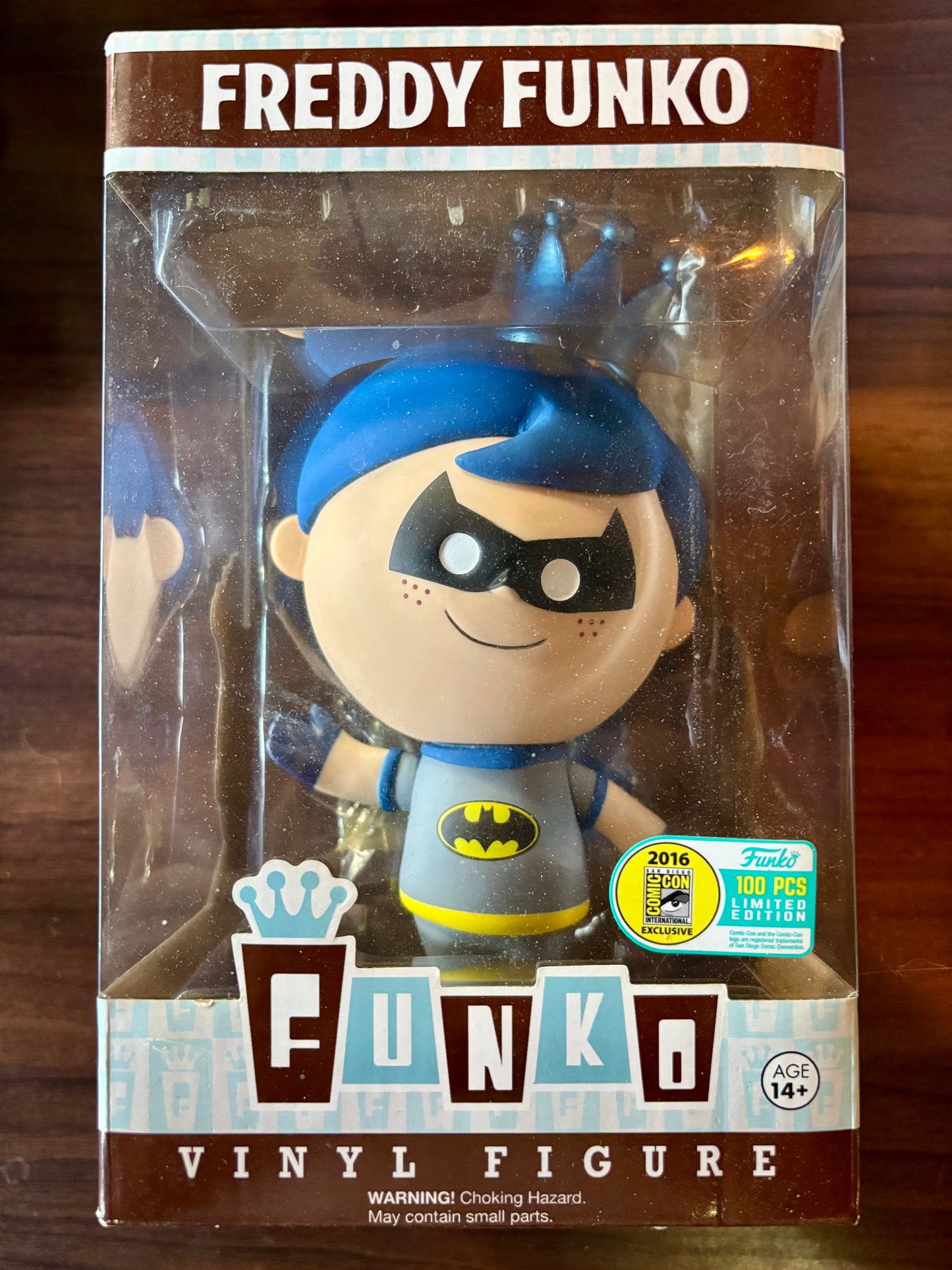 Freddy Funko as Batman XL Funko Pop vinyl figure front view