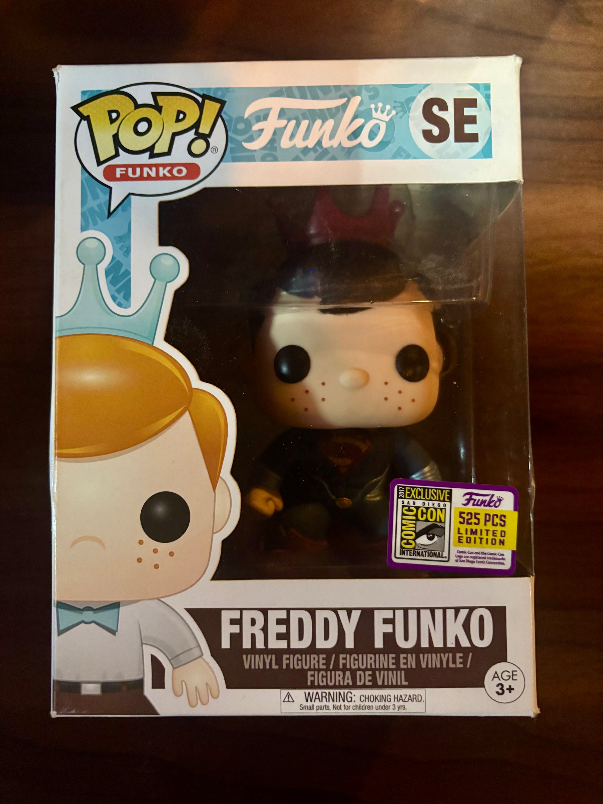Freddy Funko w/ Red Crown Funko Pop vinyl figure front view