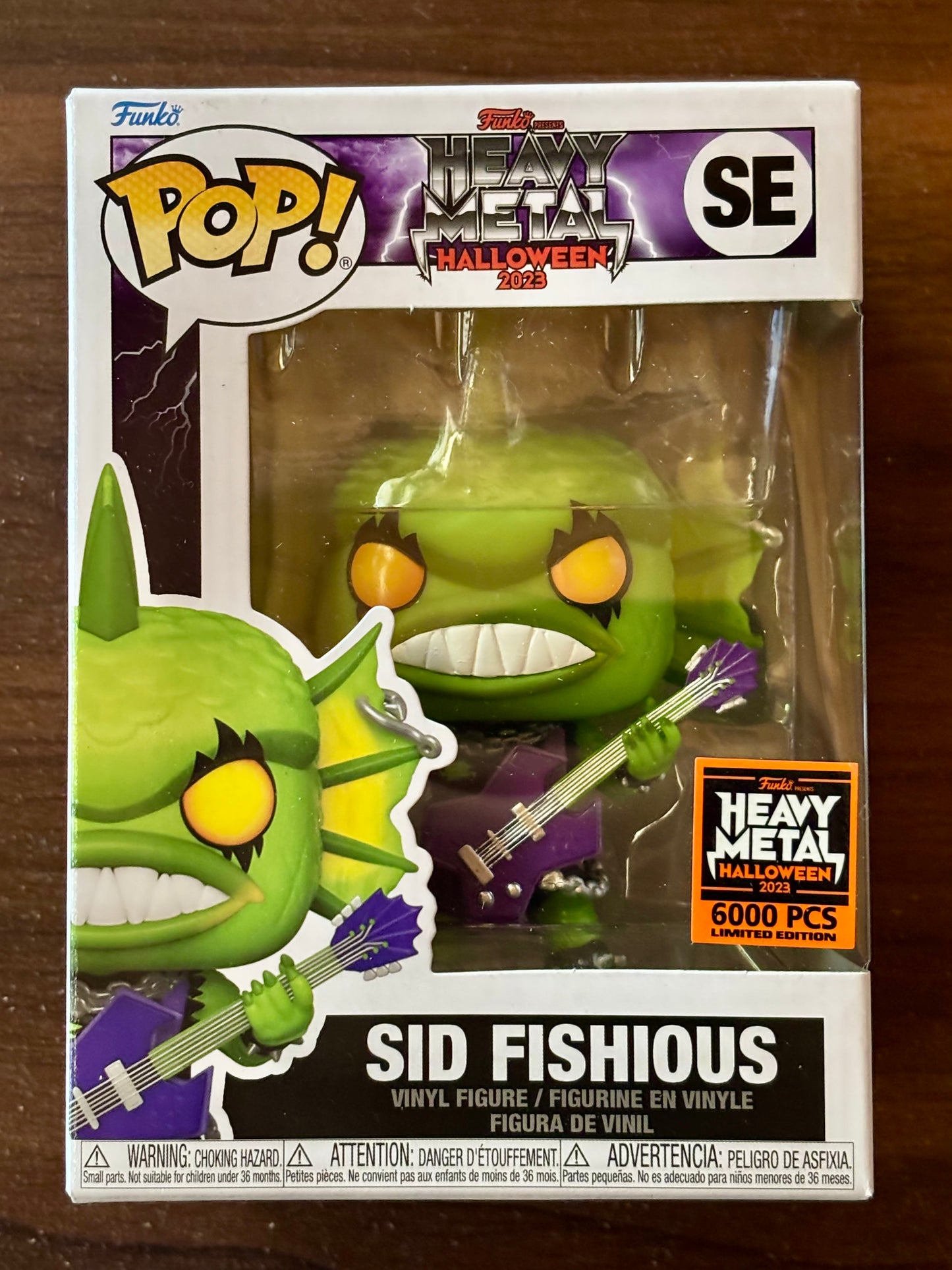 Sid Fishious Funko Pop vinyl figure front view