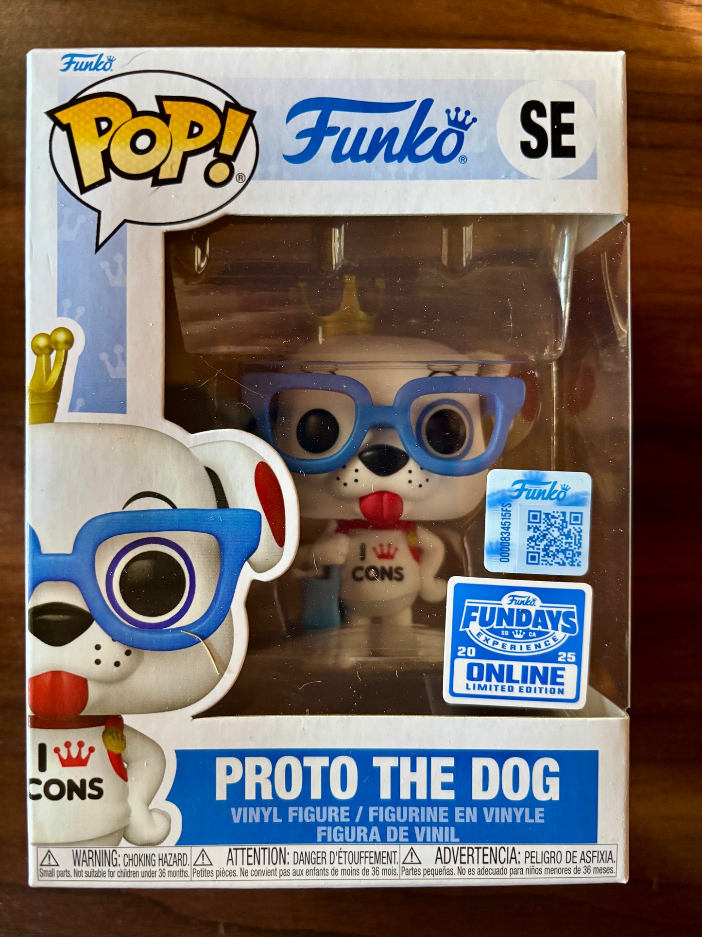Proto the Dog Special Edition Funko Fundays 2025 Funko Pop vinyl figure front view