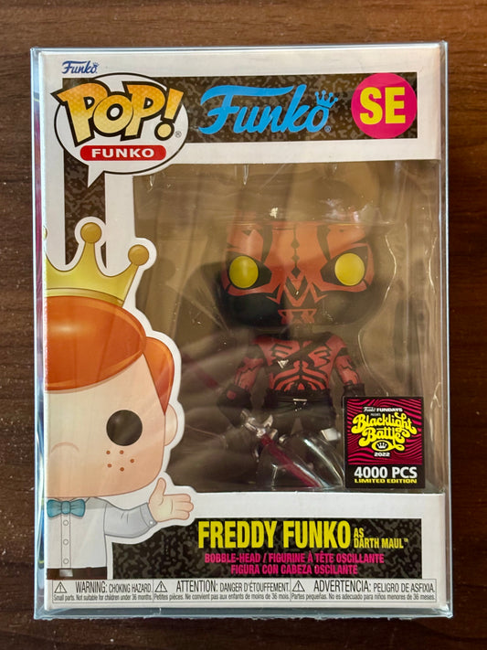 Freddy Funko as Darth Maul Funko Pop vinyl figure front view