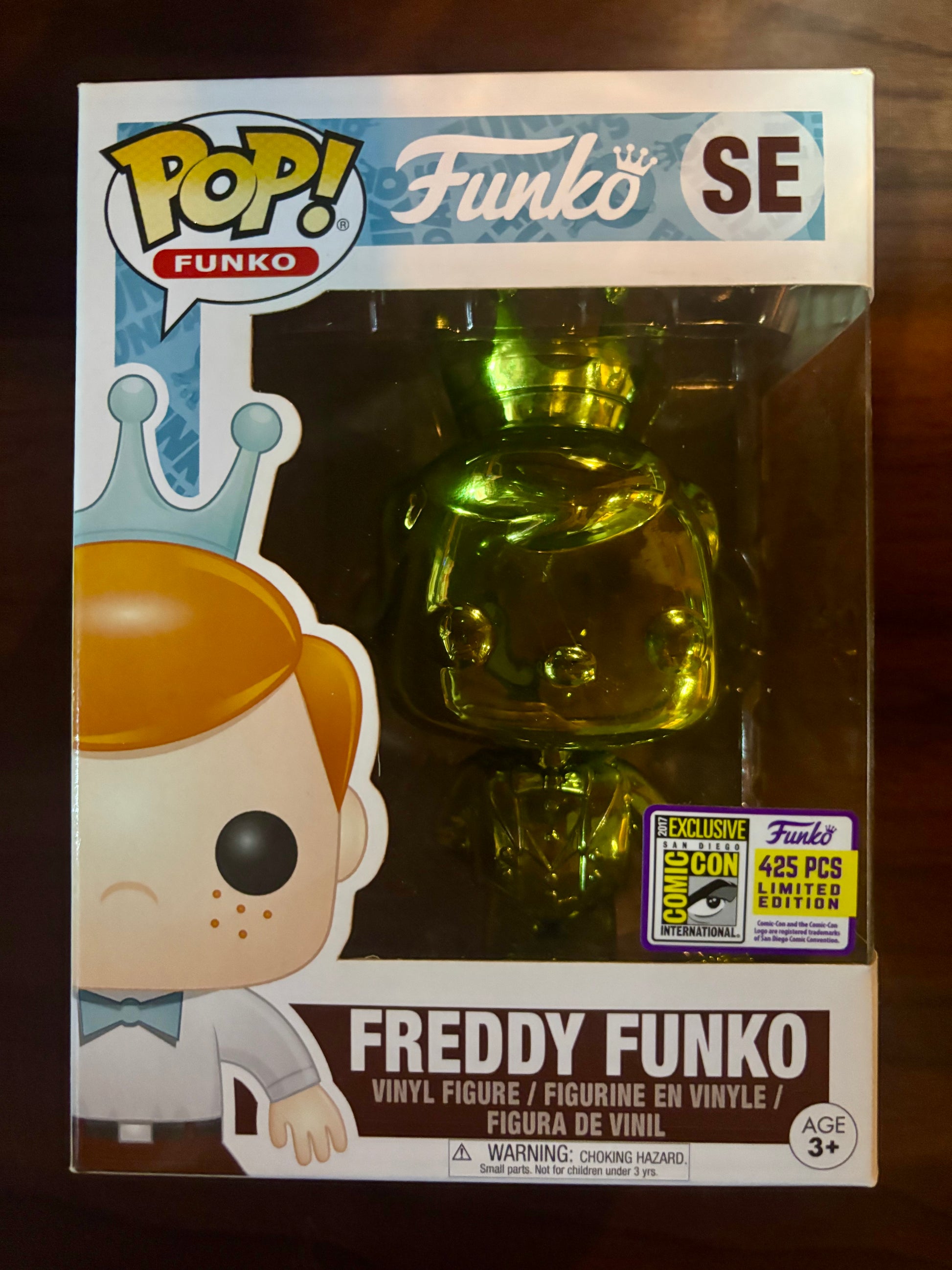 Gold Freddy Funko Special Edition Funko Pop vinyl figure front view