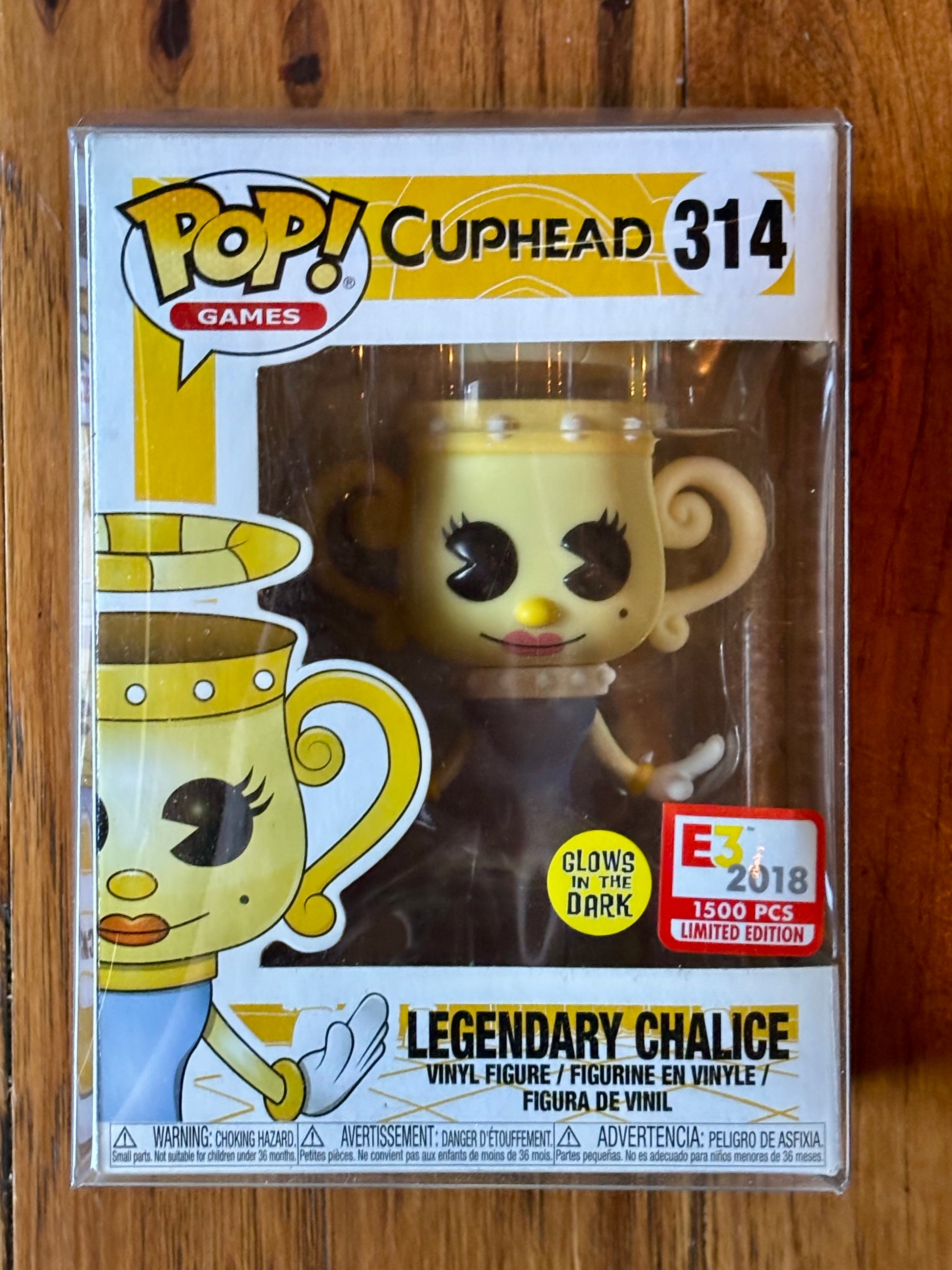 Legendary Chalice Cuphead Funko Pop vinyl figure front view