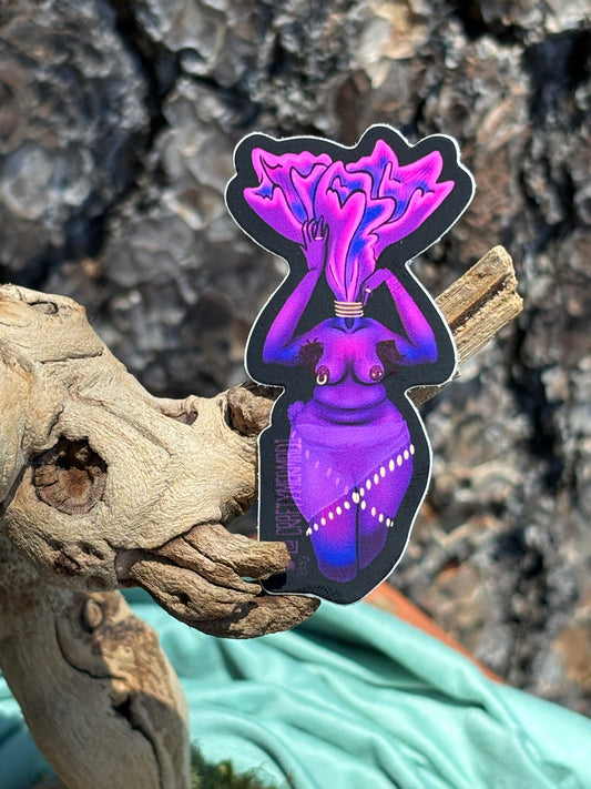 Amethyst Deceiver Mushroom Babe Sticker NSFW product photo