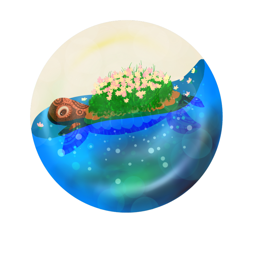 Turtle Orb Sticker