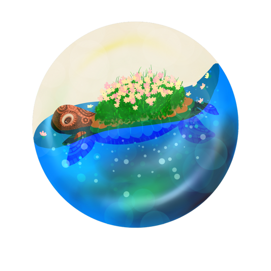 Turtle Orb Sticker