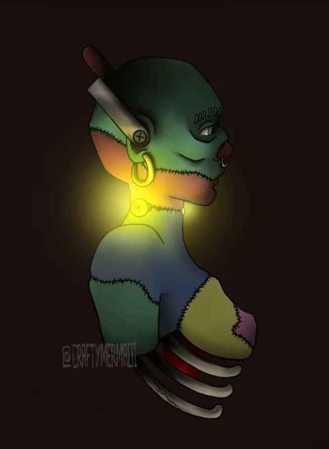Franken Babe Print product photo