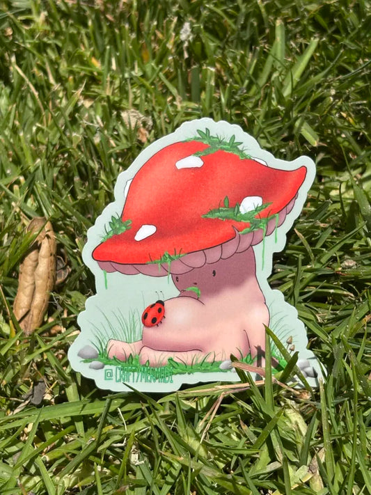 Curious Funguy Sticker