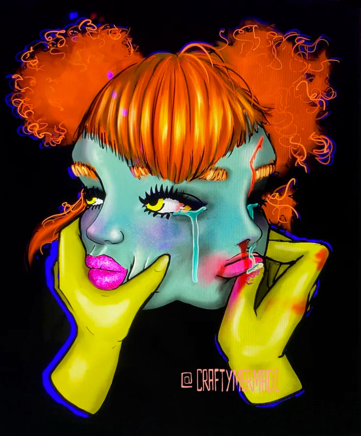 Two-Face Babe Print product photo